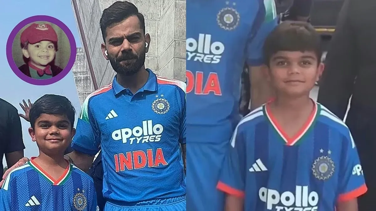 Virat Kohli's childhood lookalike reveals what star batter said to Rohit Sharma. 