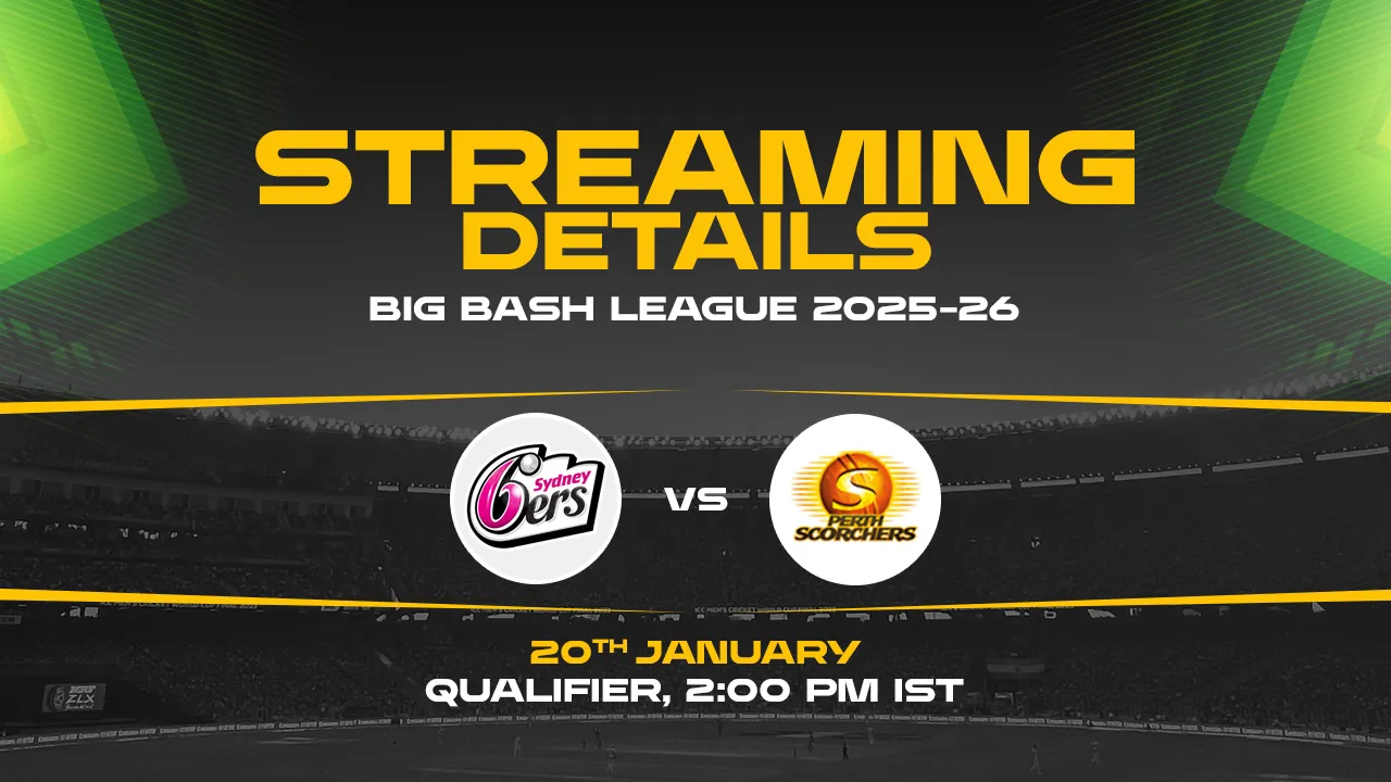 BBL Live Streaming Details