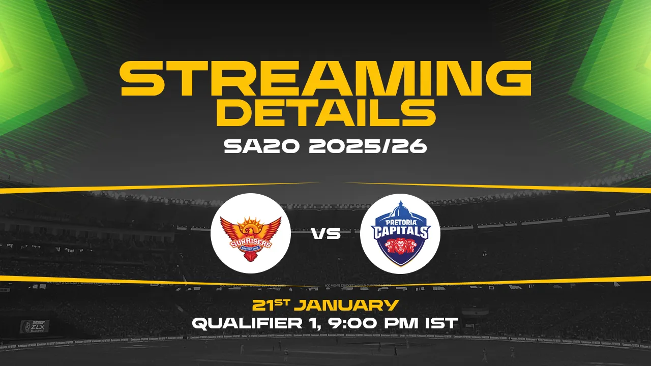 SA20 2025-26, Qualifier 1 Live Streaming Details