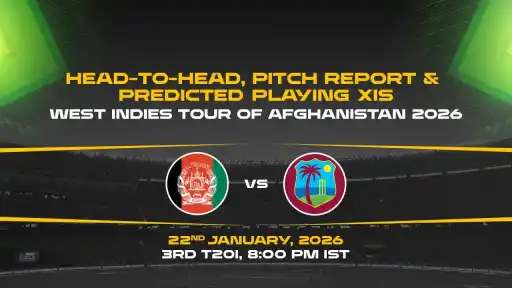 AFG vs WI, 3rd T20I