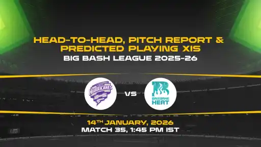 BBL 2025-26 Match 35: HUR vs HEA
