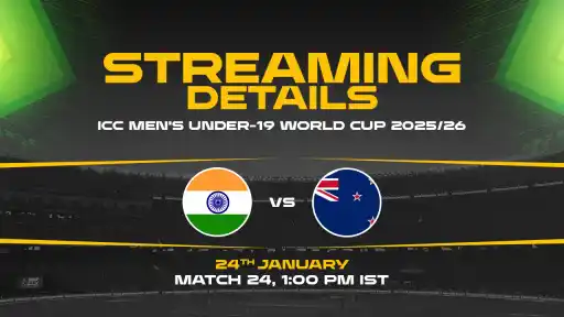 U19 World Cup 2026 Live Streaming Details