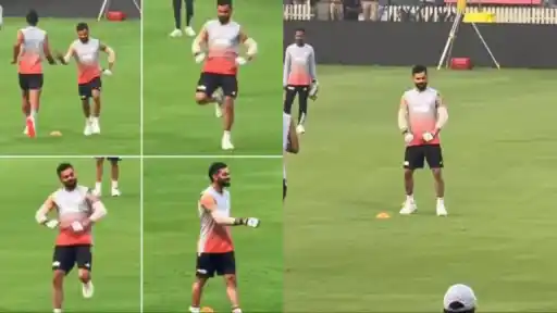 Virat Kohli hilariously mimics Arshdeep Singh’s bowling style