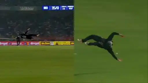 Glenn Phillips' outrageous fielding shocks Rohit Sharma