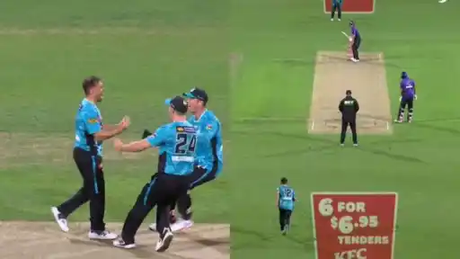 Zaman Khan’s 2-run last over earns victory for Brisbane Heat