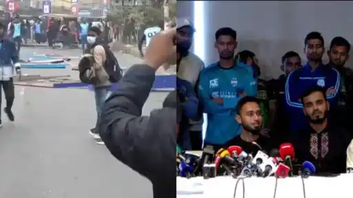 Bangladesh fans lose cool outside stadium