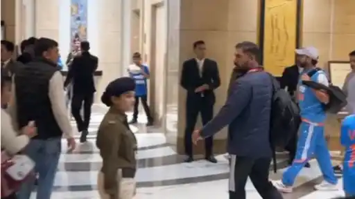 Woman breaches security to grab Rohit Sharma's hand