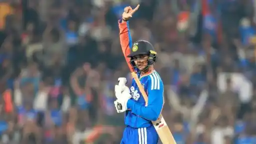 Abhishek Sharma's 50. 