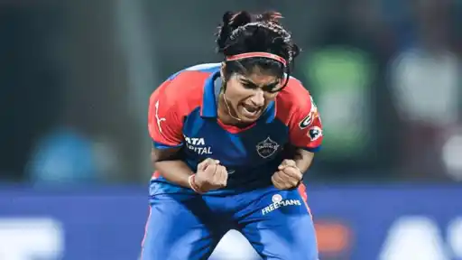 Nandani Sharma picked a five-wicket haul against the Gujarat Giants