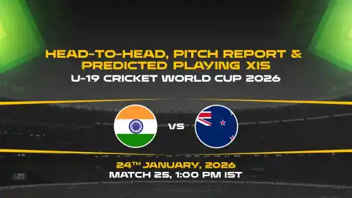 U19 World Cup 2026, Match 24: IND U19 vs NZ U19