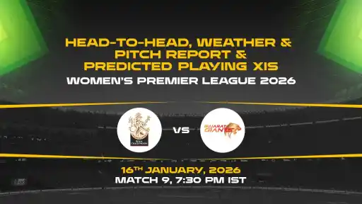 WPL 2026, Match 9: GGW vs RCBW