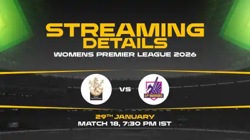 WPL 2026, Royal Challengers Bengaluru Women vs UP Warriorz Women, Live Streaming Details