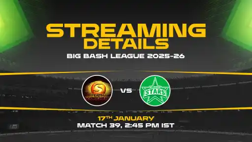 Perth Scorchers vs Melbourne Stars Live Streaming Details