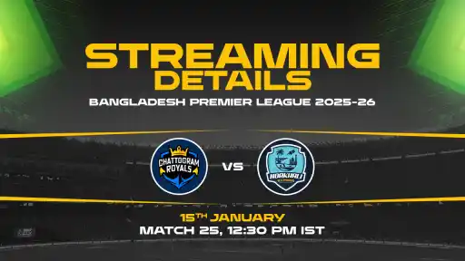 BPL 2025-26 Live Streaming Details