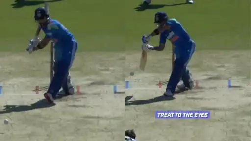 Virat Kohli cover drive