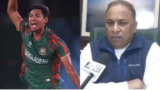 Mustafizur Rahman and Devajit Saikia