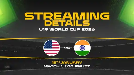 United States Of America U19 vs India U19 Live Streaming Details