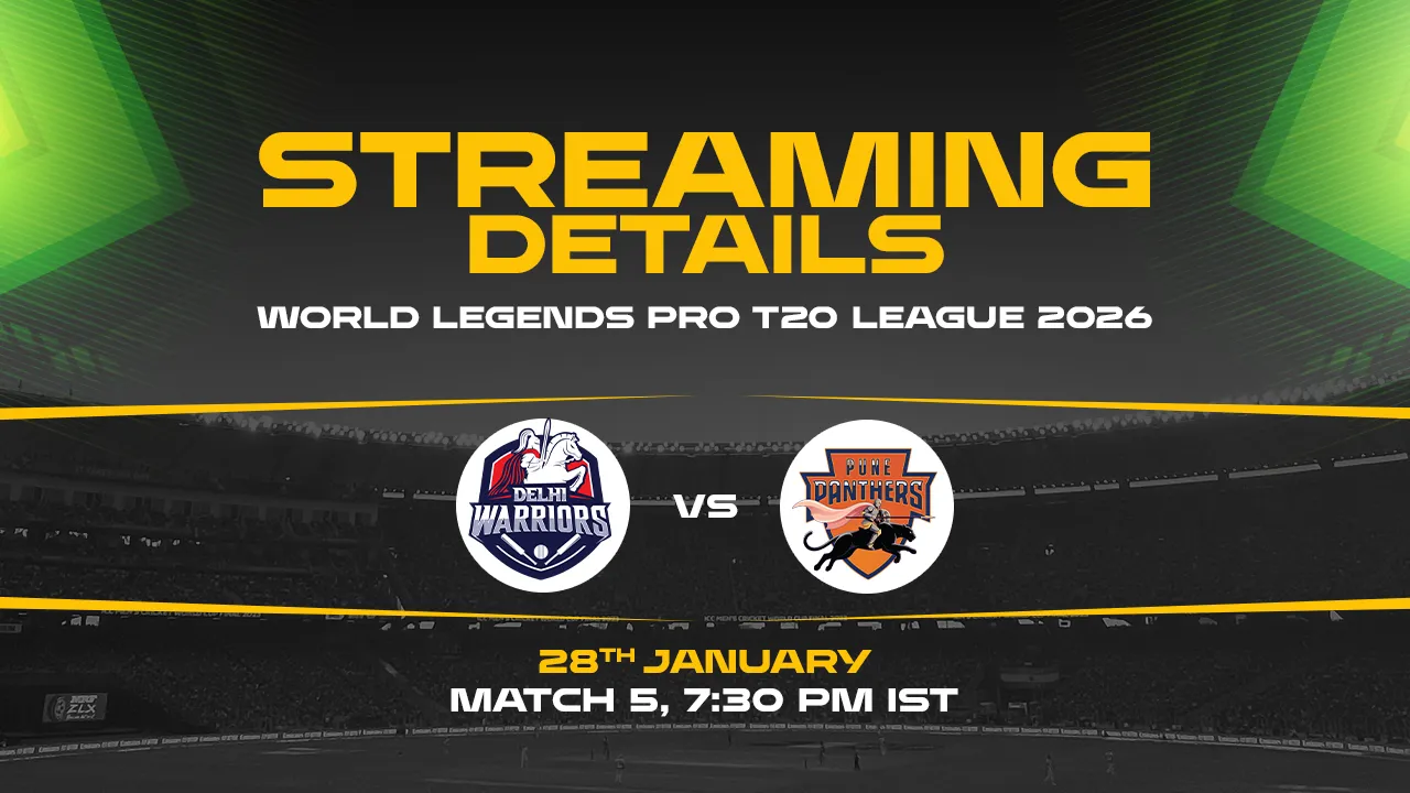 Delhi Warriors vs Pune Panthers Live Streaming Details