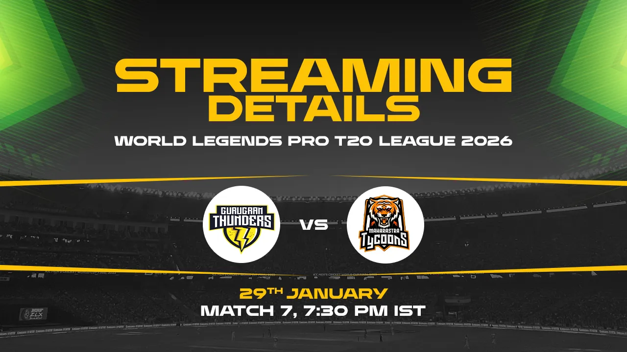 Gurugram Thunders vs Maharashtra Tycoons Live Streaming Details