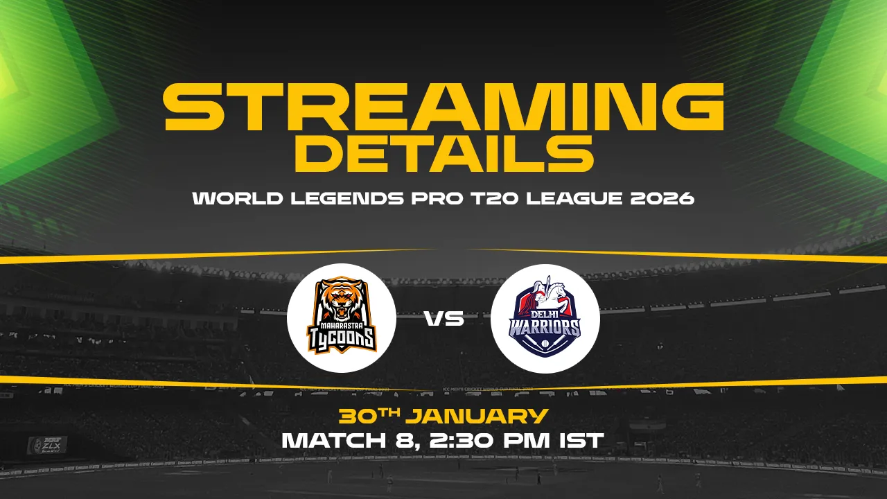 WLP T20 League 2026 Broadcast Details