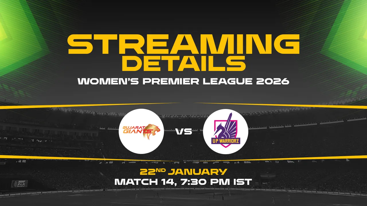Gujarat Giants Women vs UP Warriorz Women Live Streaming Details