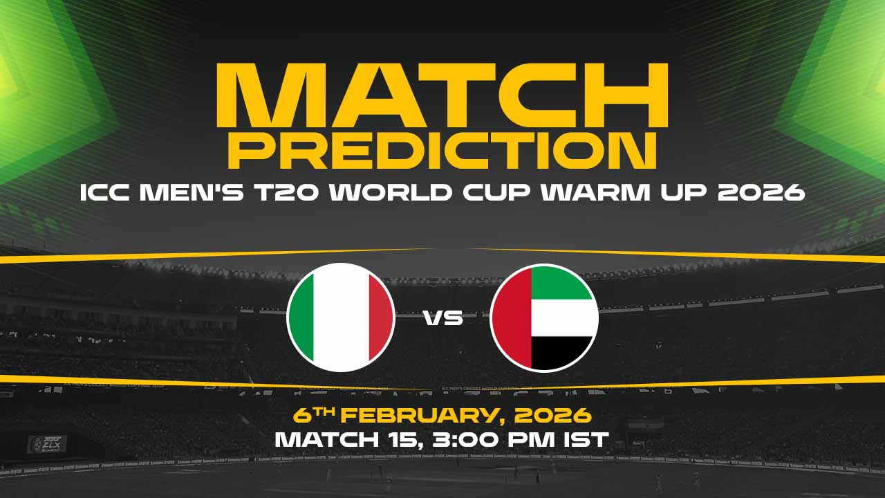 ITA vs UAE Who will win, ICC Men’s T20 World Cup 2026 warm-up match