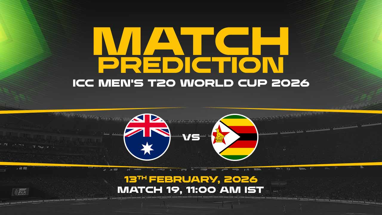 AUS vs ZIM Today Match Prediction