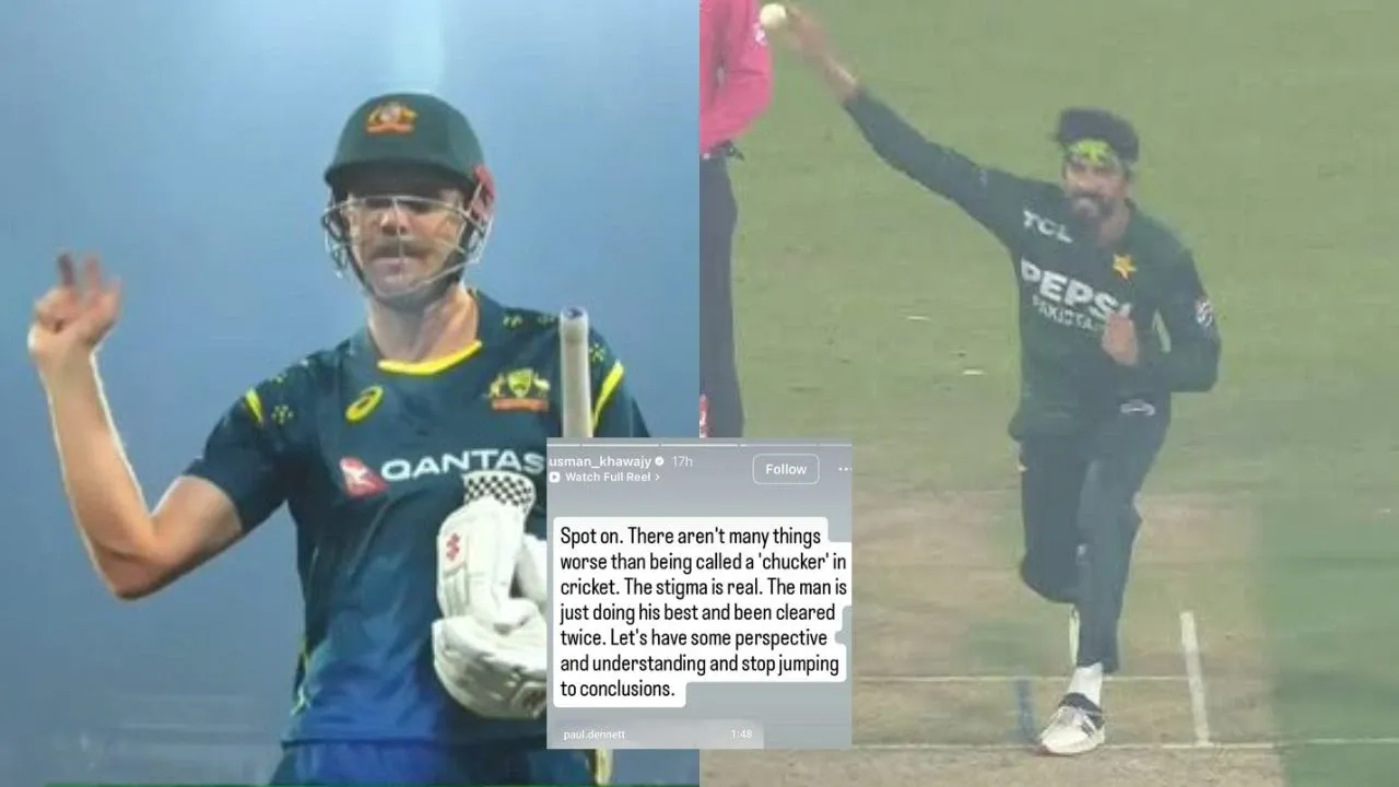 Usman Khawaja backs Pakistan spinner Usman Tariq over 'chucker' allegations ahead of T20 World Cup 2026