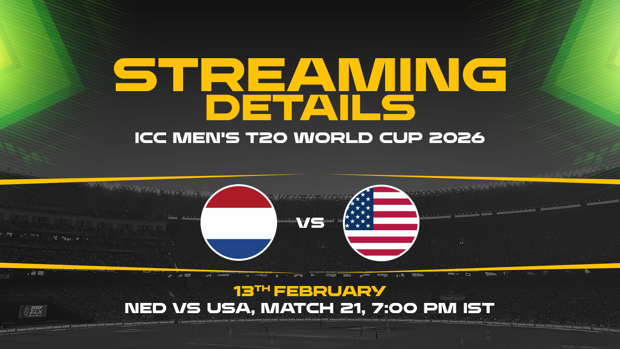 Live Streaming Details USA vs NED