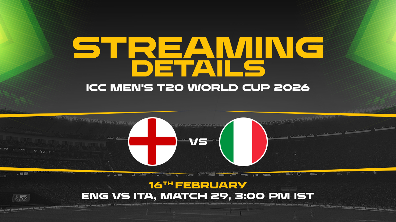 ENG vs ITA Live Streaming Details