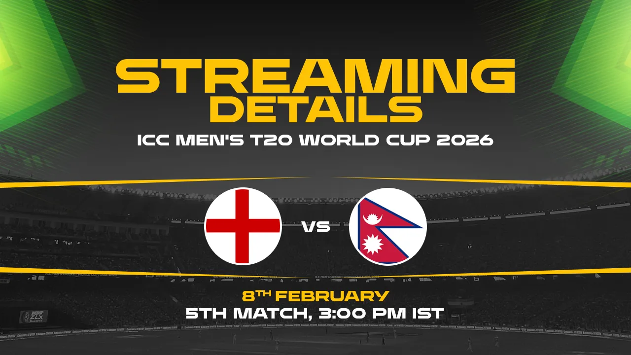 Where To Watch ENG vs NEP
