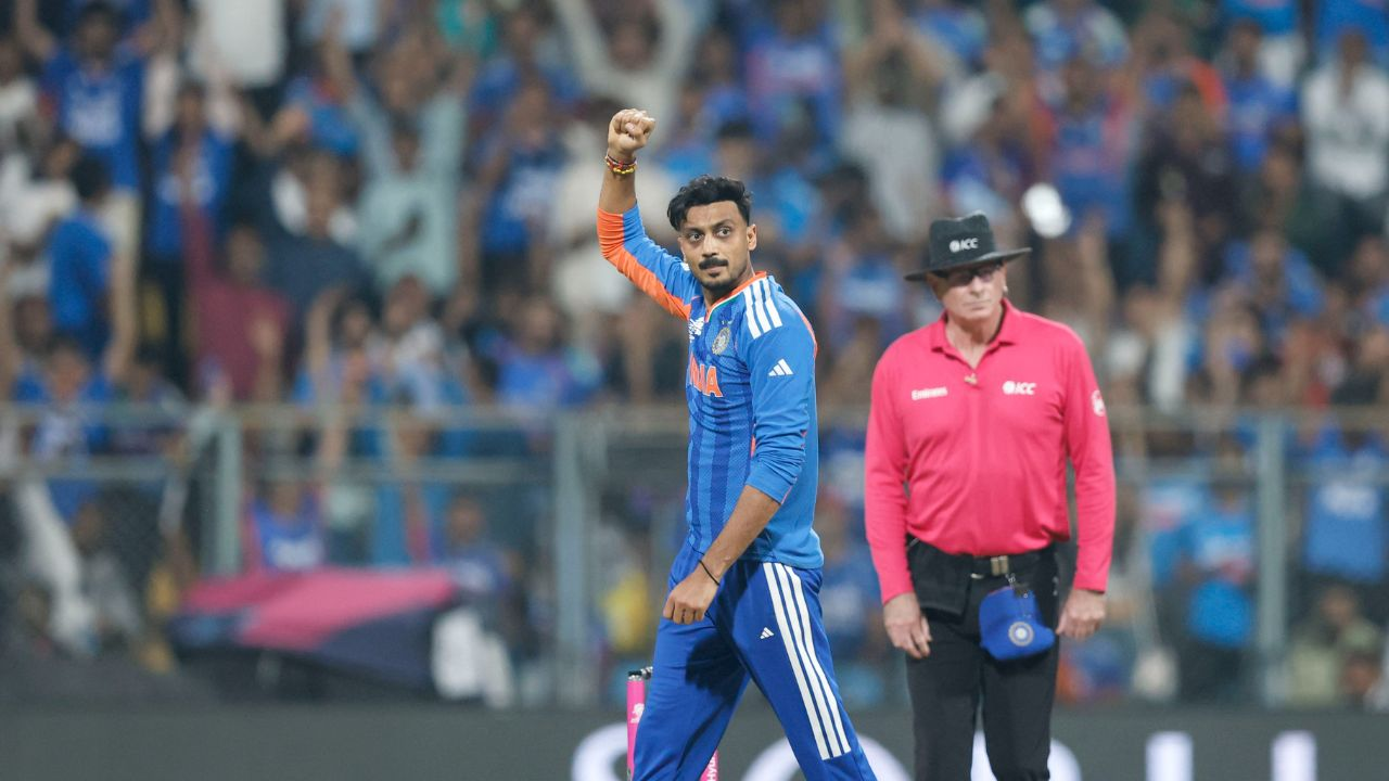 Axar Patel strikes twice in an over