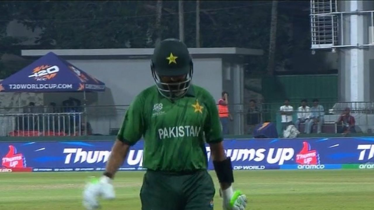 Watch: Babar Azam dismissal