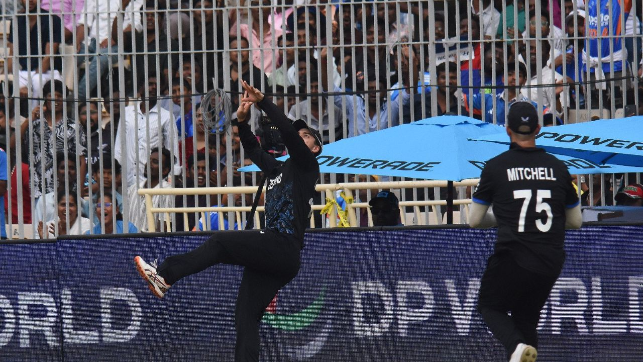 Mark Chapman stunned with his fielding, and Daryl Mitchell completed the catch