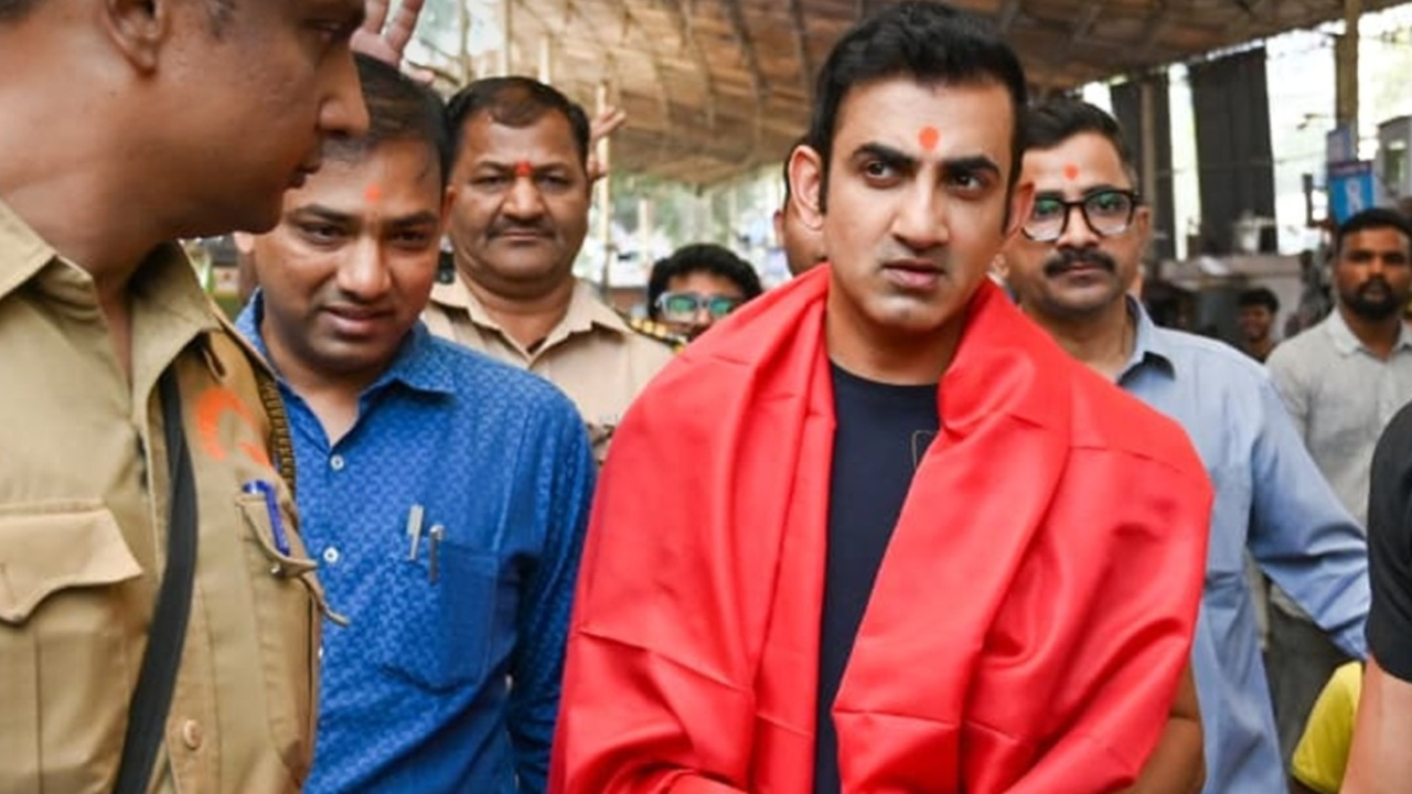 Gautam Gambhir visits Mumbai’s Siddhivinayak Temple to take blessings 