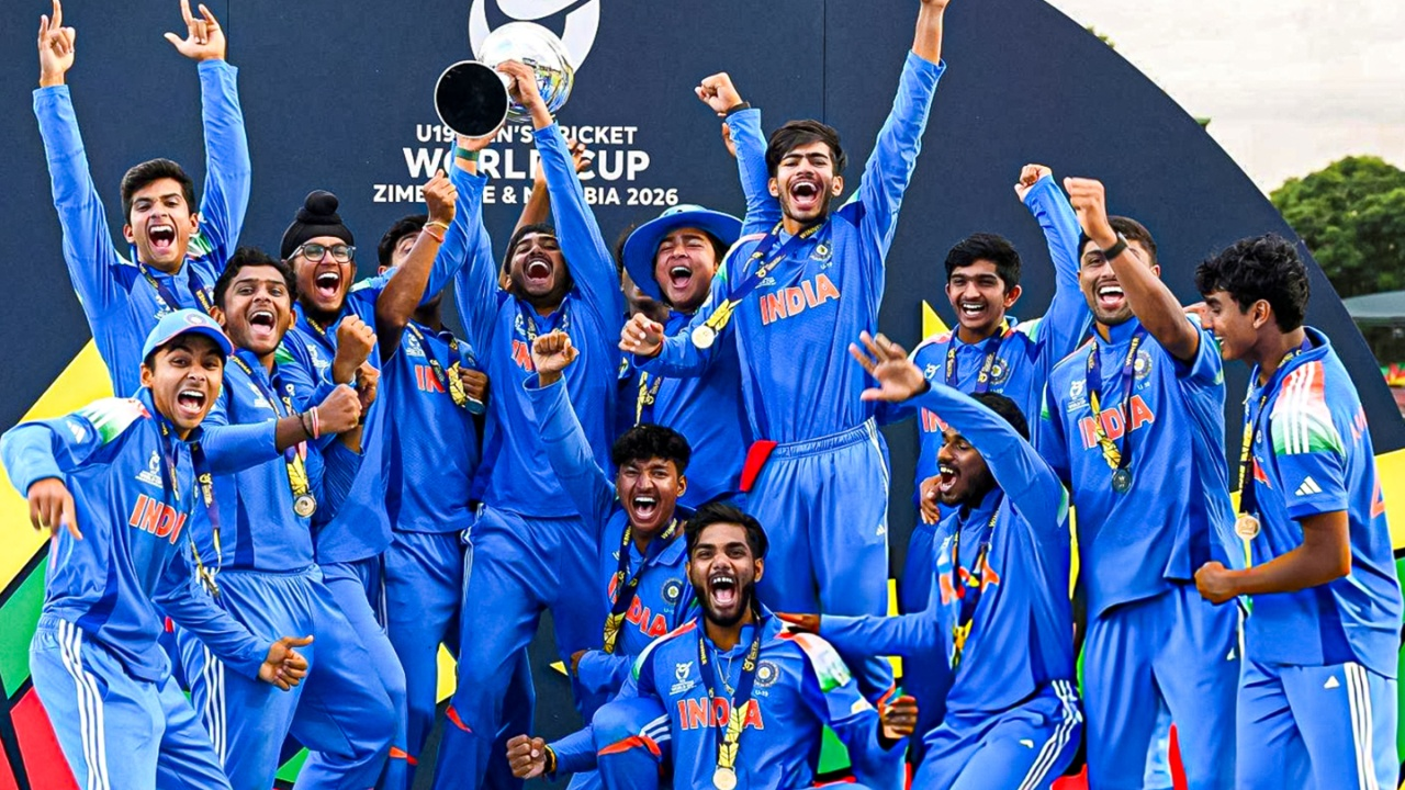 Relieve winning moment of India lifting U19 World Cup 2026