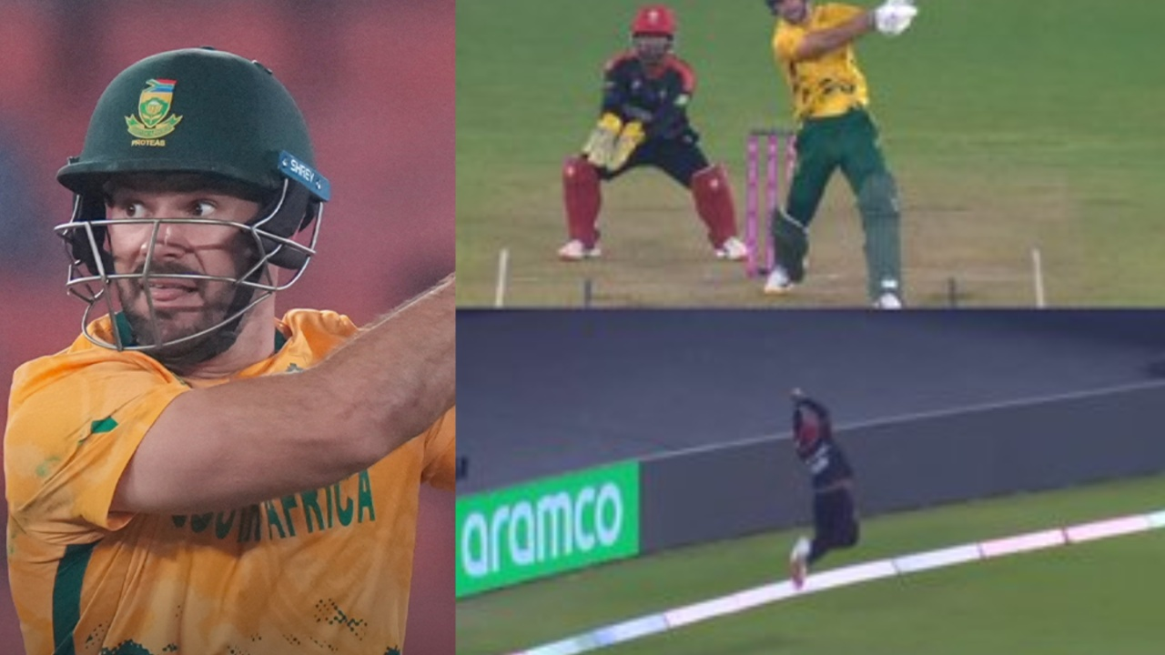 Dilon Heyliger’s splendid aerial catch dismisses Aiden Markram