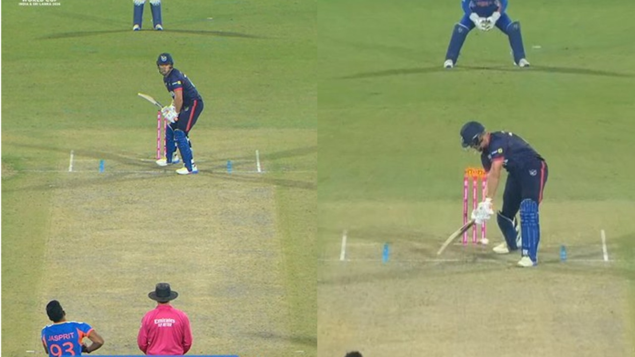 Jasprit Bumrah’s firing yorker dismisses Ruben Trumpelmann