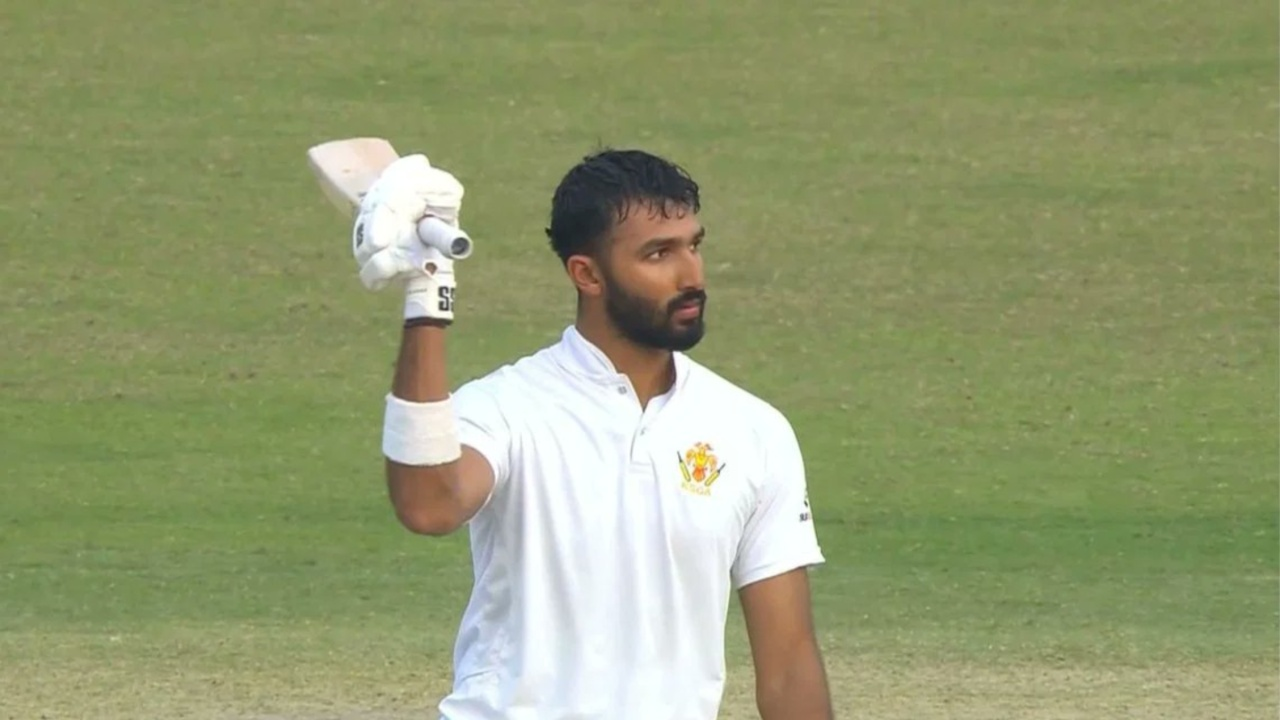 Devdutt Padikkal celebrates 50 