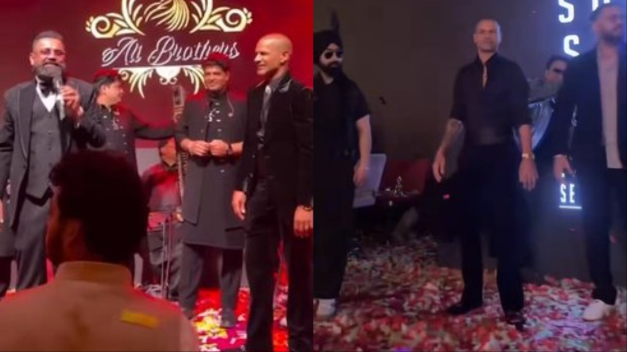 Shikhar Dhawan showers notes on Yuvraj Singh's dance