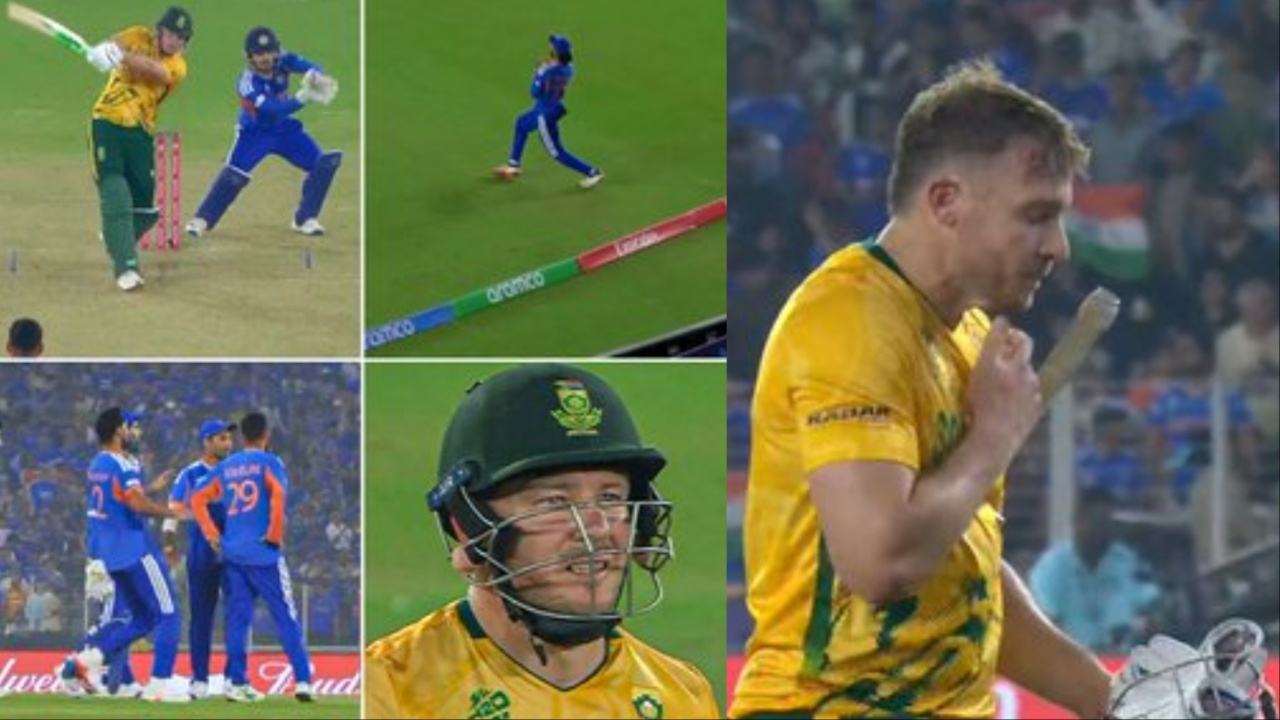 Varun Chakravarthy dismisses David Miller for 63