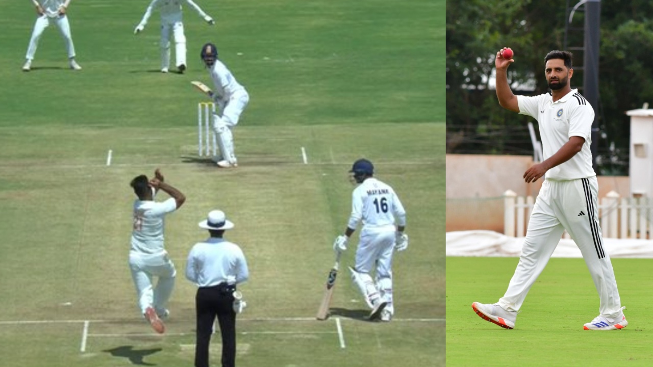 Auqib Nabi celebrates 5-fer vs Karnataka