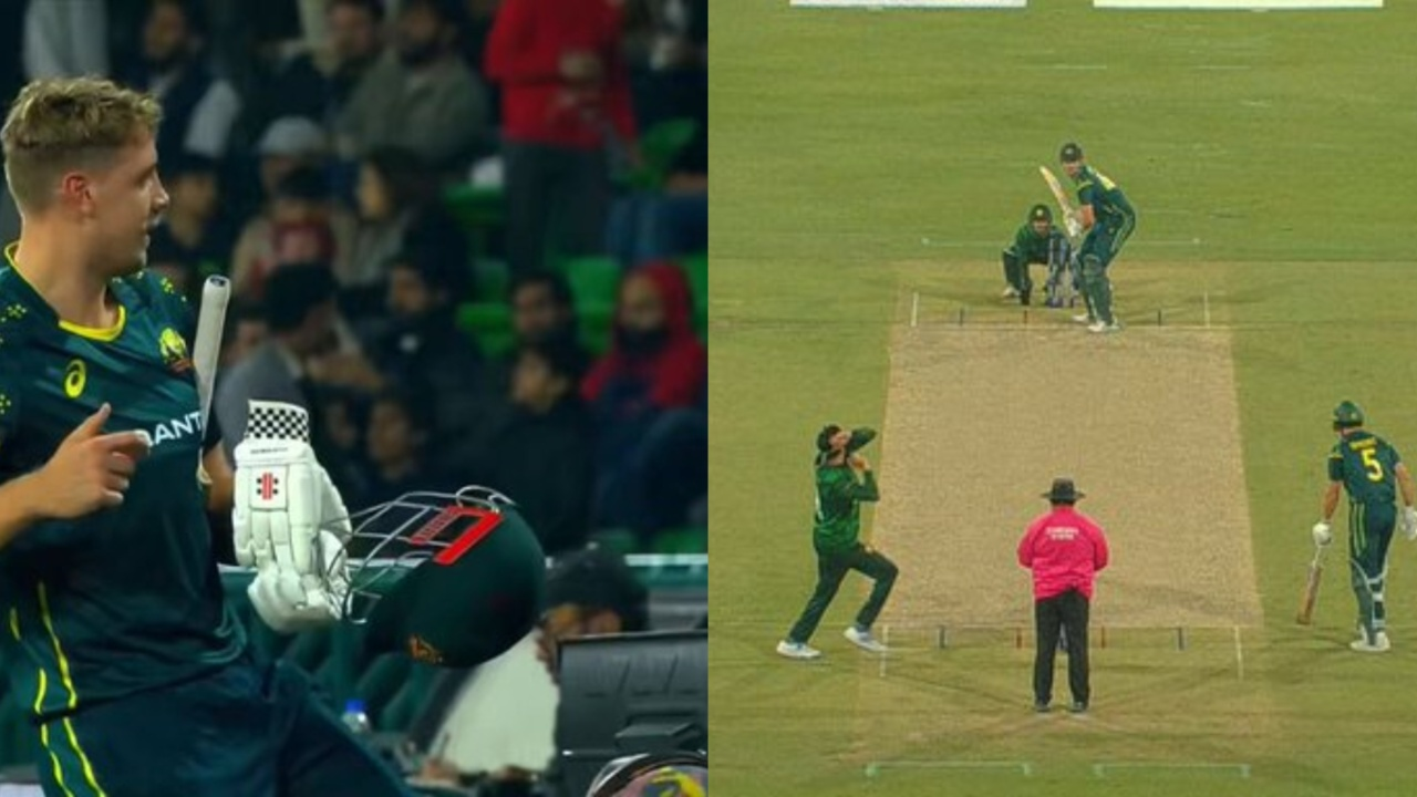 Cameron Green complains of Usman Tariq's chucking