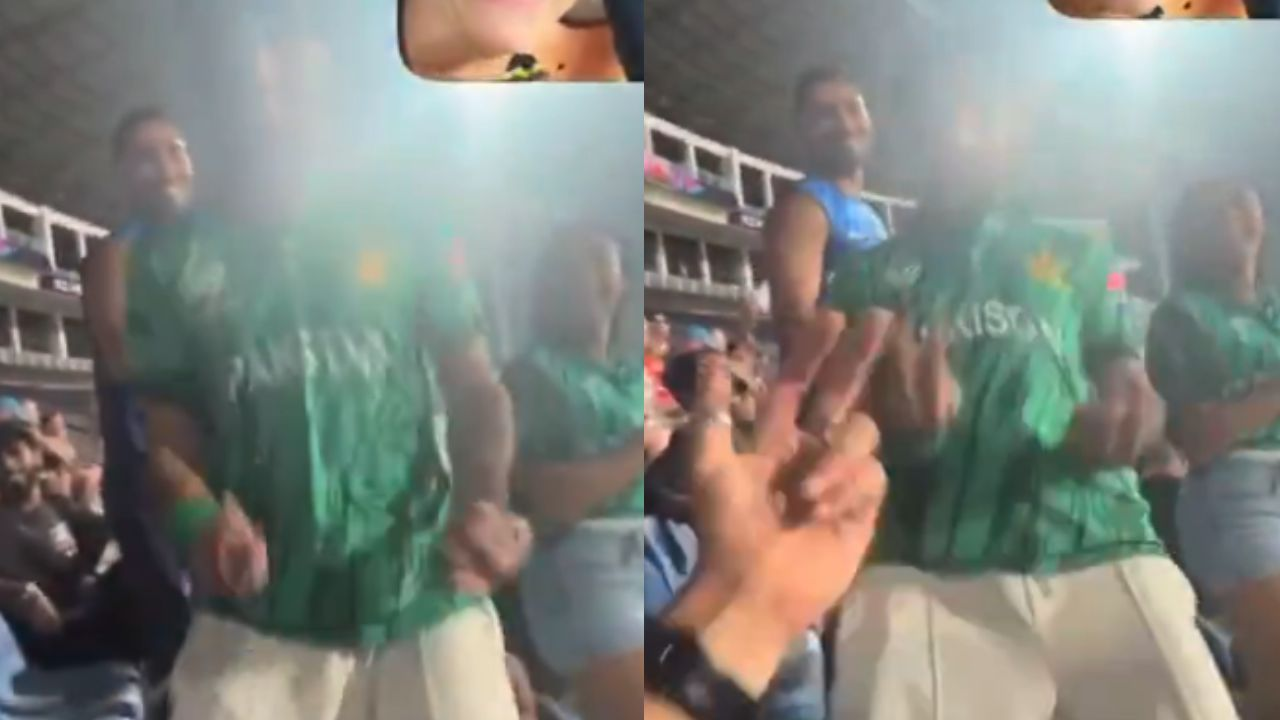 Pakistani fans shout abusive Chants at English supporters during ENG vs PAK Super 8 match 2026