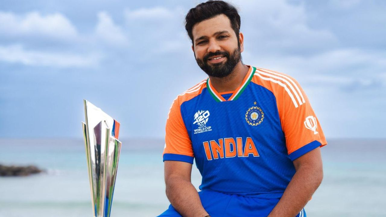 Rohit Sharma jokes with former RCB star at T20 World Cup 2026 event