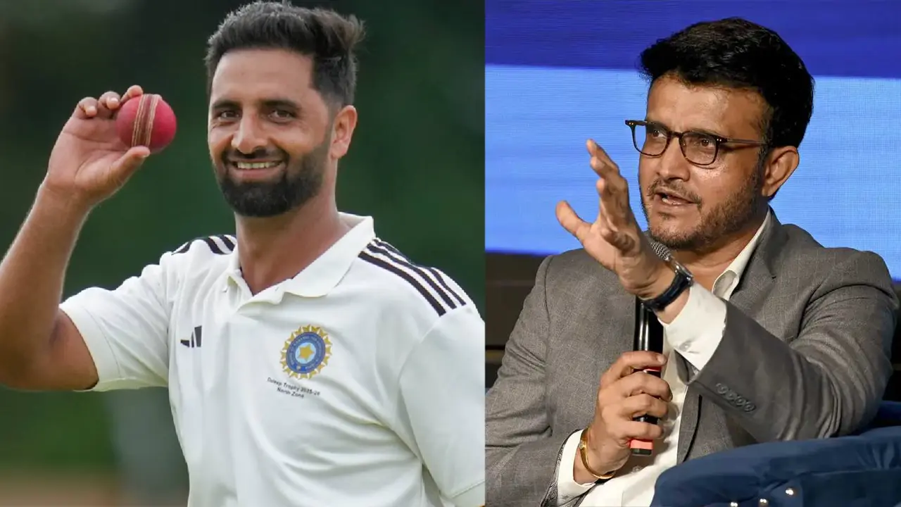 SOURAV GANGULY AND AQUIB NABI