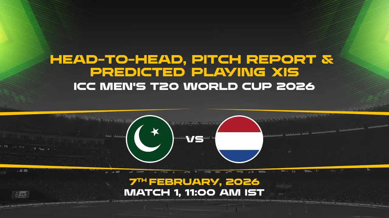 ICC Men's T20 World Cup 2026, Match 1: PAK vs NED