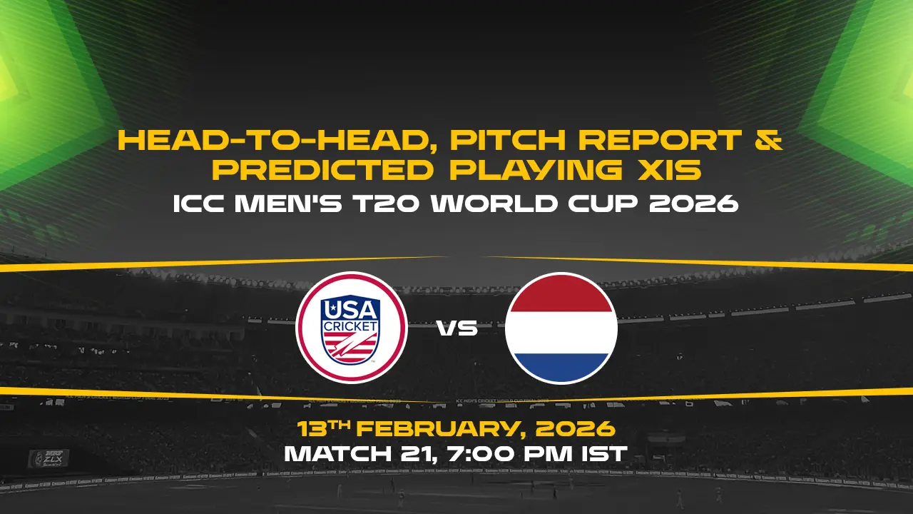 ICC Men's T20 World Cup 2026, Match 21: USA vs NED