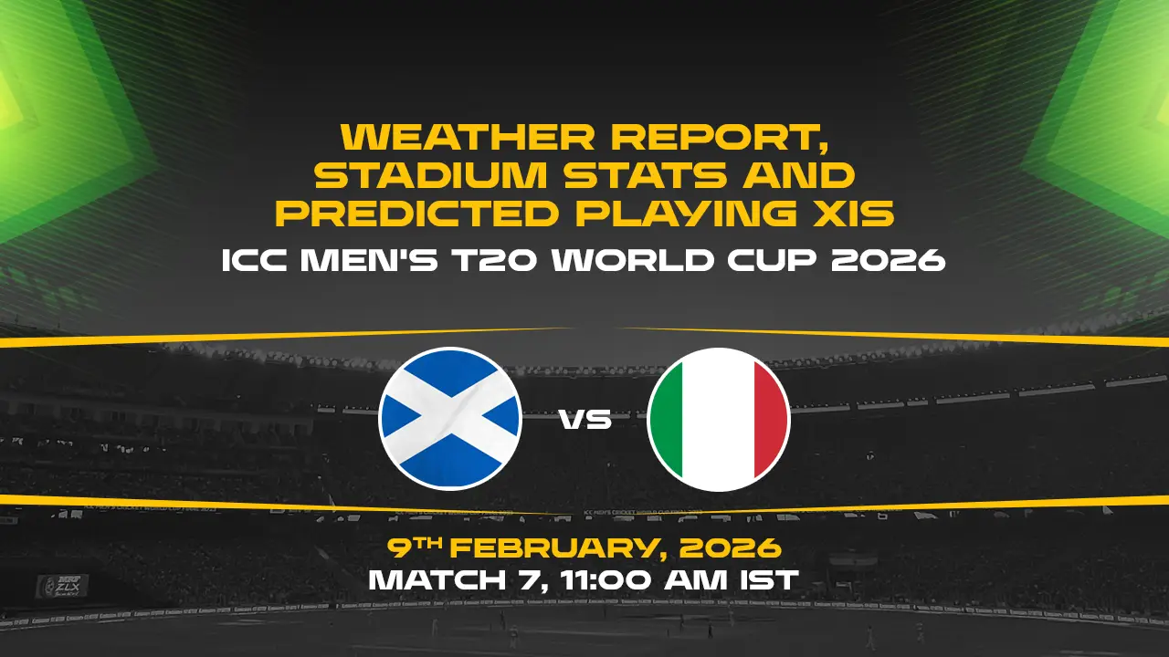 ICC Men's T20 World Cup 2026, Match 7: SCO vs ITA