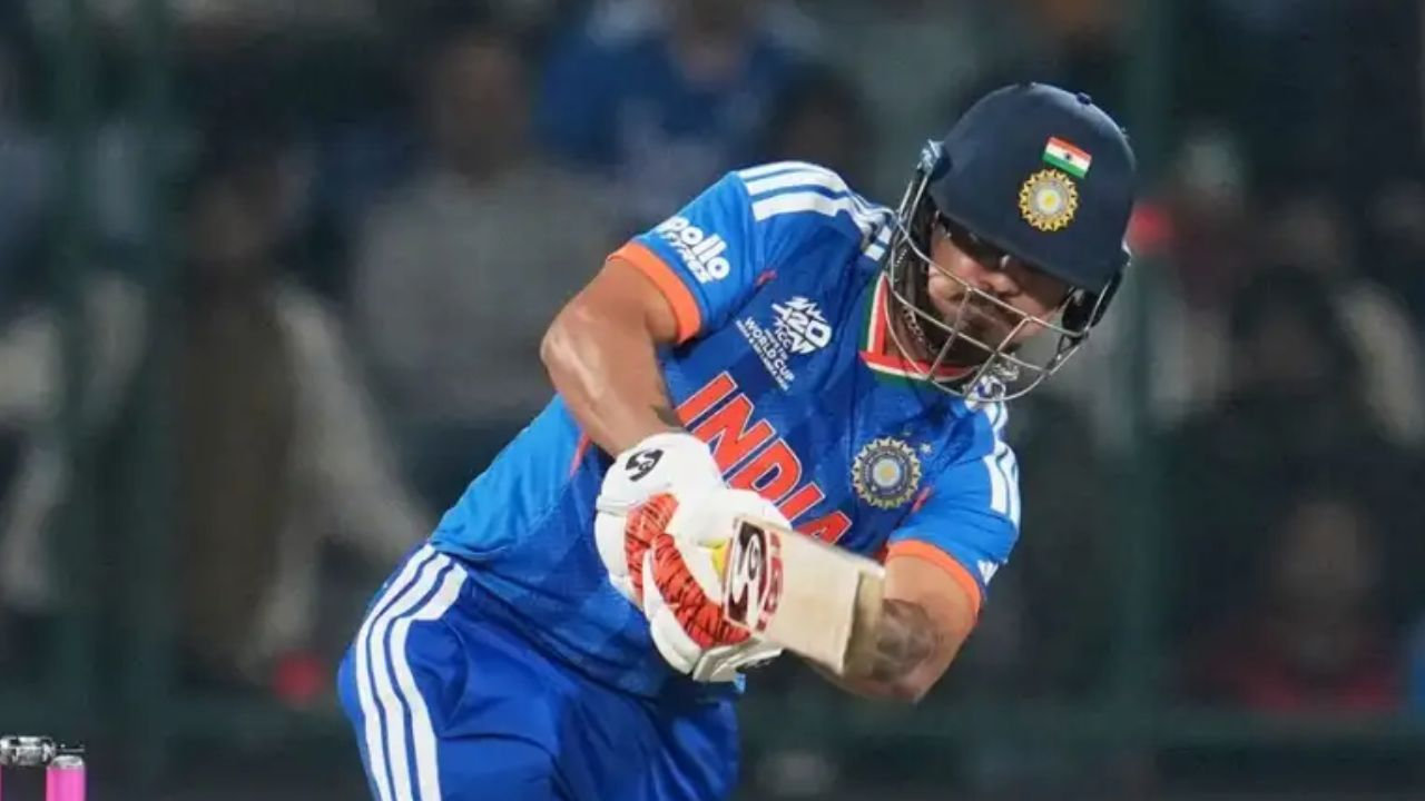 Ishan Kishan during his batting